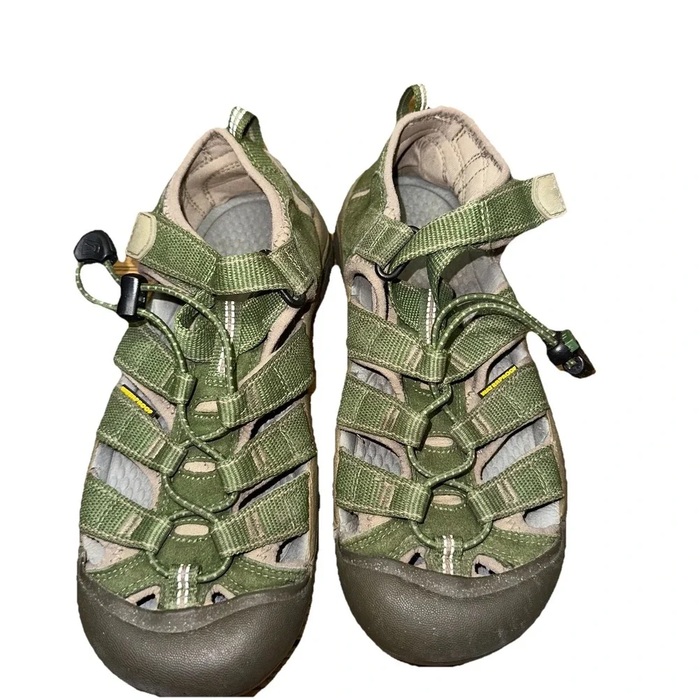 Keen Big‎ Kids Youth Size US 4 Newport H2 Army Green Sport Sandals Shoes 1008586